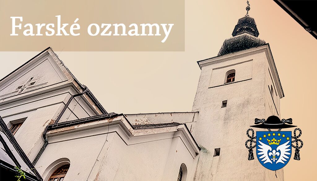 Farské oznamy 17.-24. 11. 2024