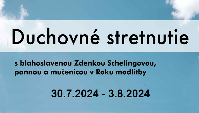 Stretnutie s blahoslavenou Zdenkou